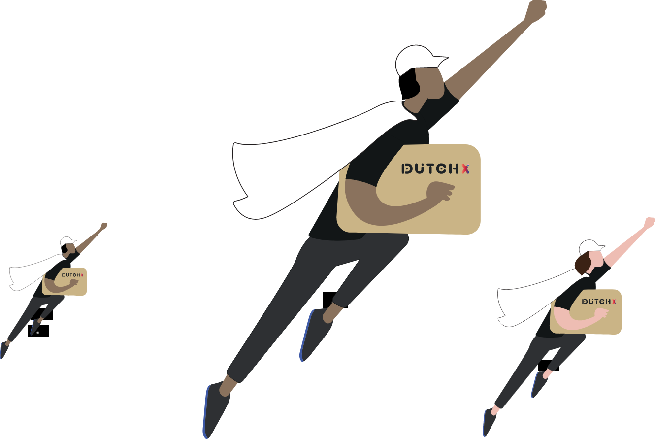 Vector-Smart-Object-ai illustration of delivery people as superheroes