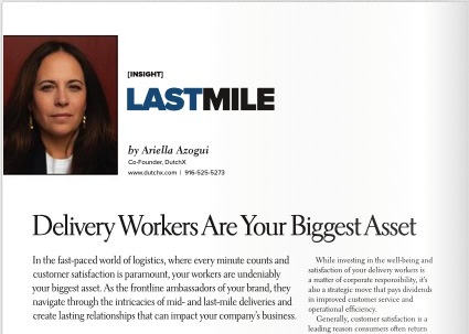 Inbound Logistics | Delivery Workers Are Your Biggest Asset