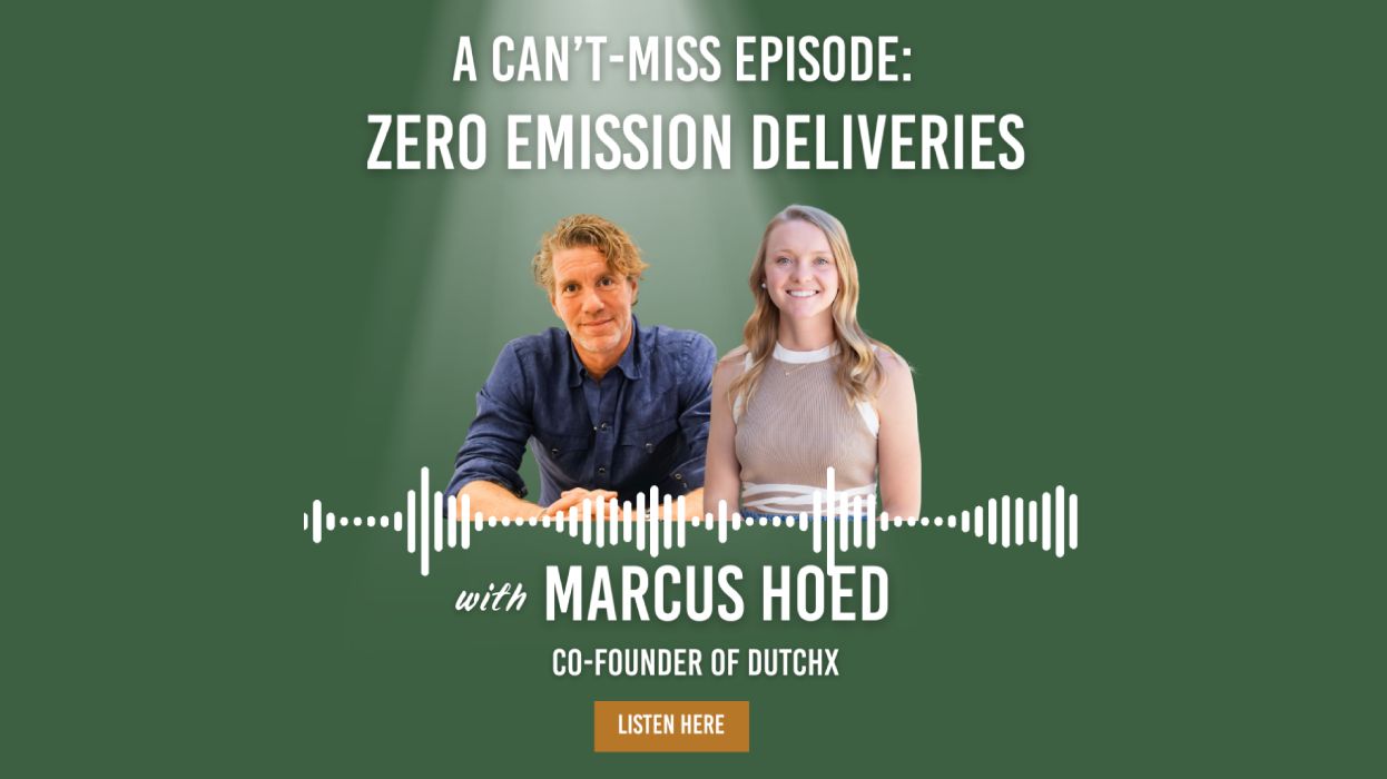 Sustainable Business Spotlight Podcast | Green Speed: Dutch X’s Zero-Emission Deliveries with Marcus Hoed